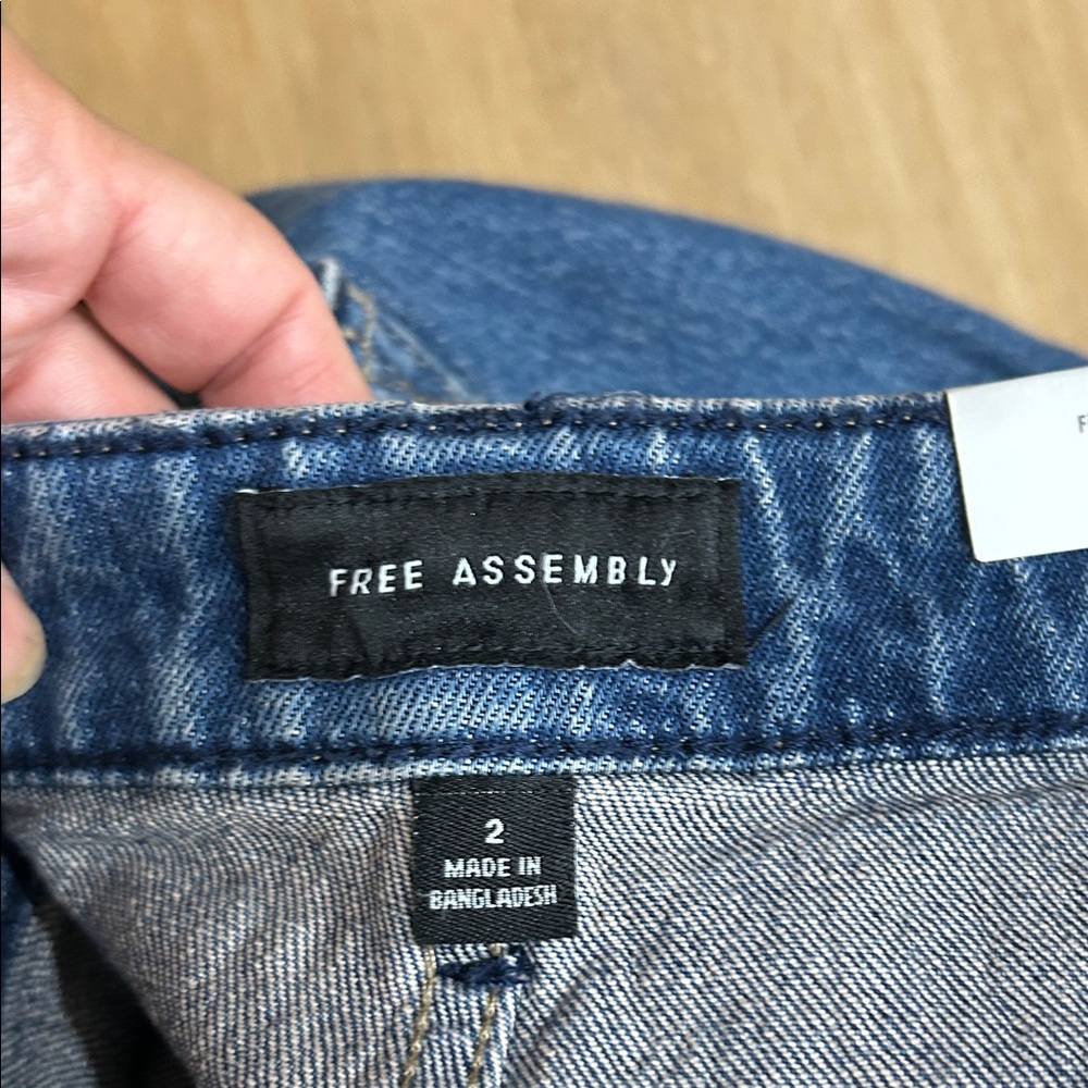 NWT - FREE ASSEMBLY Wide Leg  Jeans - Picture 7 of 15